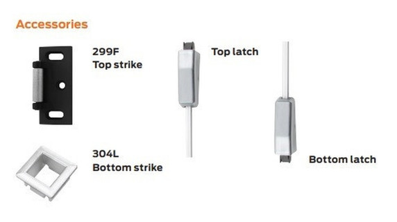 Von Duprin 2227NL-F Fire Rated Surface Vertical Rod Exit Device, With 210NL Night latch
