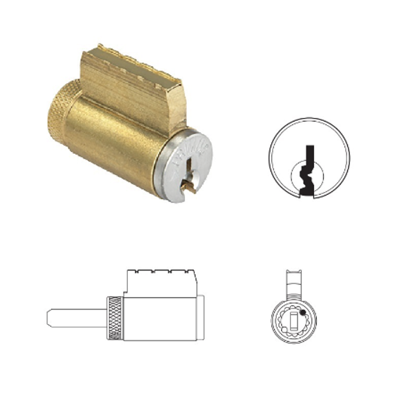 Schlage 23-000 CE 6-Pin Conventional Cylinder, CE Keyway, For ND Series
