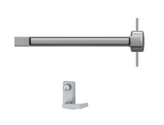 Von Duprin 2227L-06-F Fire Rated Surface Vertical Rod Exit Device, With 230L Lever