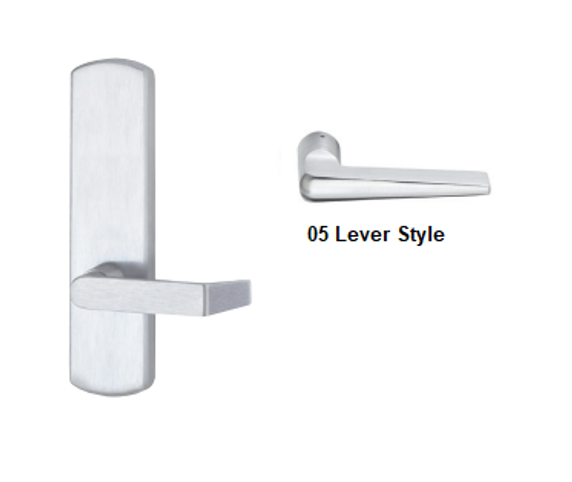 Von Duprin 996L-BE-05-M Blank Escutcheon Lever Trim, For 98/99 Series Exit Device