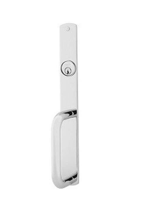 Von Duprin 697NL-M 26D Night Latch Pull Trim, For 98/99 Series Exit Device, Satin Chrome Finish