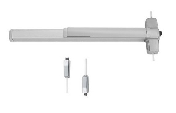 Von Duprin LD9827EO Surface Vertical Rod Exit Bar, Smooth Case