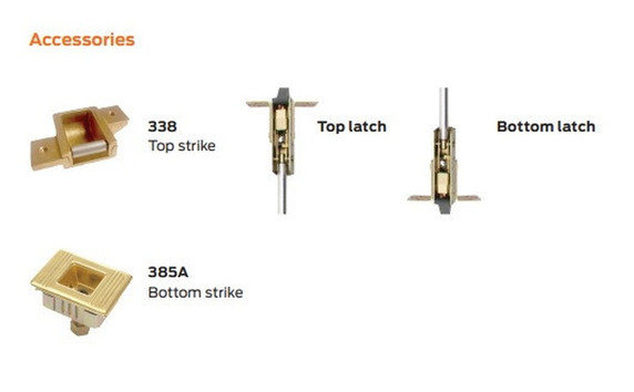 Von Duprin 9848EO-F Concealed Vertical Rod Device, For Metal Doors, Bottom Latch 1 1⁄2" Throw