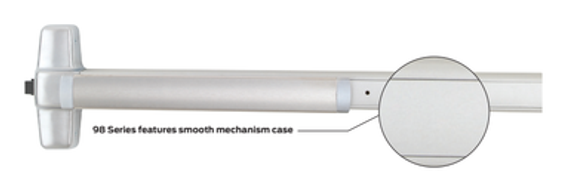 Von Duprin RX98EO-F Fire Rated Rim Panic Device, Request to Exit