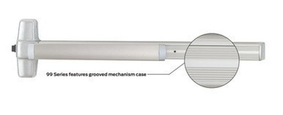 Von Duprin RXQEL99EO-F Rim Exit Device Electric Latch Retraction, Request to Exit