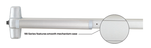 Von Duprin RX9827EO Surface Vertical Rod Exit Device, Request to Exit