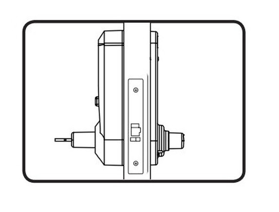 Kaba Simplex 5066BWL Pushbutton Mortise Lever Lock, Accepts Best SFIC