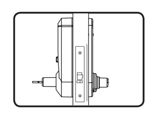 Kaba Simplex 5066CWL Pushbutton Mortise Lever Lock, Accepts Corbin Russwin LFIC