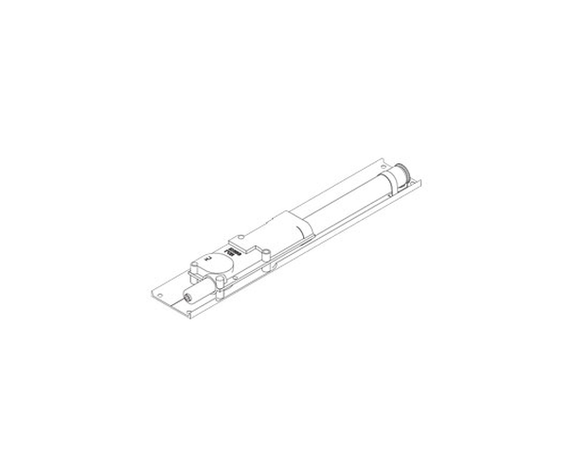 LCN 5034-3071 LH 689 Standard Cylinder Assembly, Left Hand, Aluminum Finish