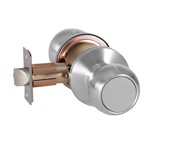 BEST 6K30N4CS3626 Passage Cylindrical Knob Lock, Satin Chrome