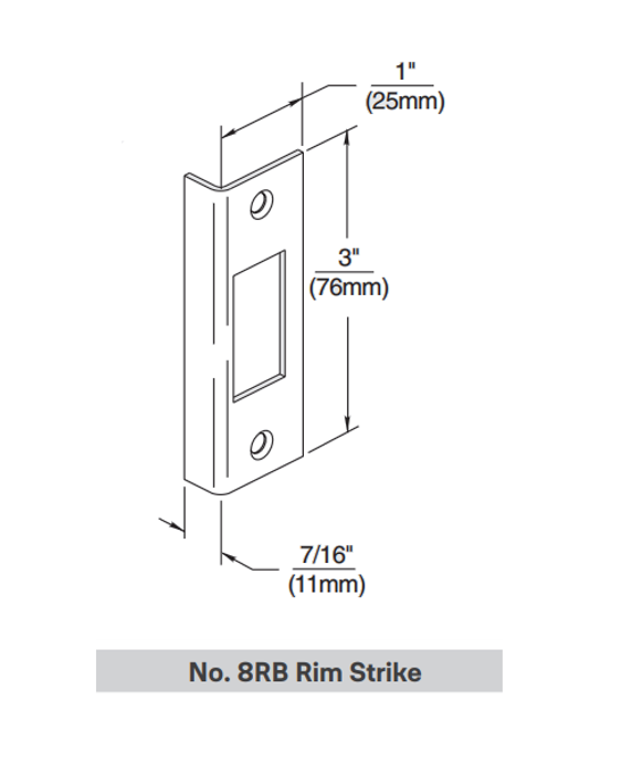 Yale 80 Auxiliary Security Latchlock, Spayed Brass Finish