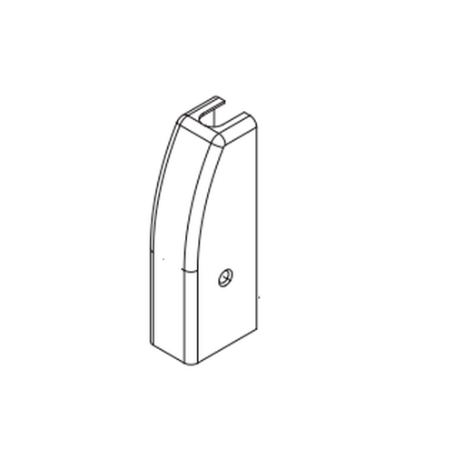 Falcon 650202 US32D Latch Case Cover Kit, for 24/25/XX Series Devices, Satin Stainless Steel Finish