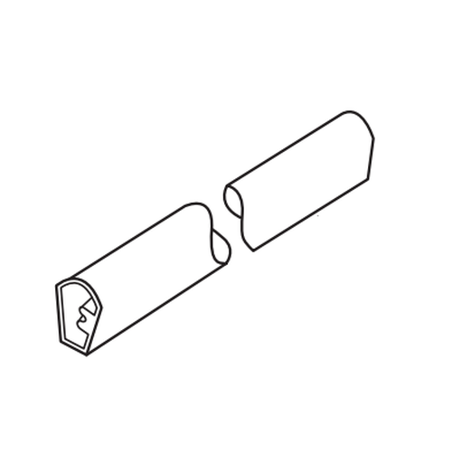 Falcon 4270900091 41 In. Crossbar, Satin Aluminum Clear Anodized Finish
