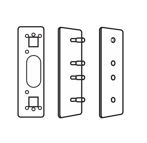 Von Duprin 229 Cover Plate for 22 Rim Device