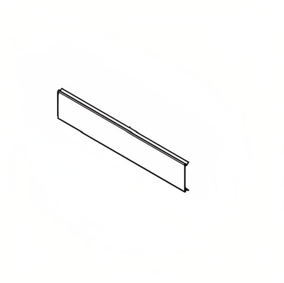 Sargent 68-0553 32D Mounting Rail Insert “J” – Narrow, Satin Stainless Steel Finish