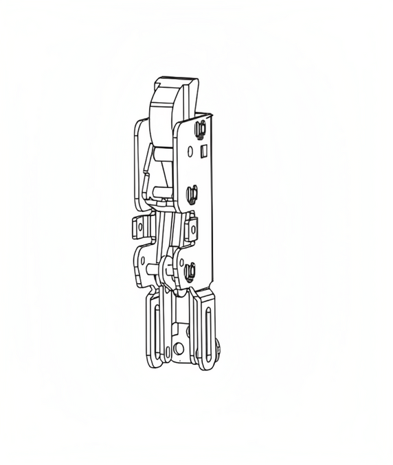 PHI 00296-03 Surface Vertical Rod Top Latch