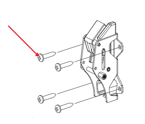 Von Duprin 900501 8827 Latch Case Mounting Package