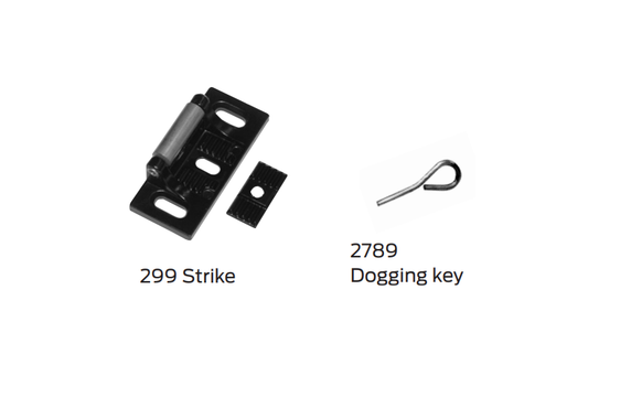 Falcon 25-R EO Rim Panic Exit Device, Exit Only