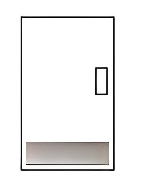 Ives 8400 US32D 8x40 Kick Plate, Satin Stainless Steel