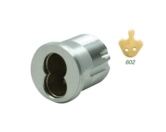 KSP 307-602 6/7 Pin SFIC Mortise Housing, Less Core, Clover Cam