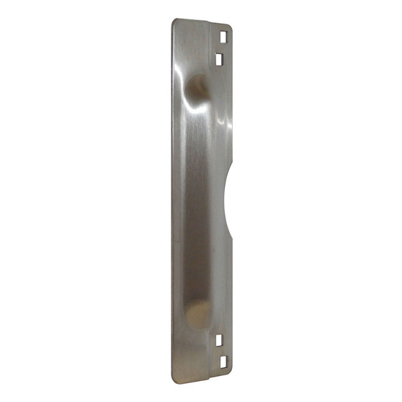 Don-Jo PLP-111-630 Out Swing Latch Protector, Satin Stainless Steel
