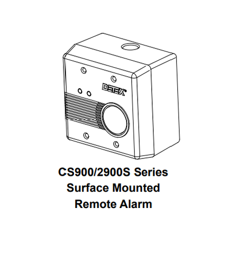 Detex CS-2940S Surface Mounted Remote Alarm