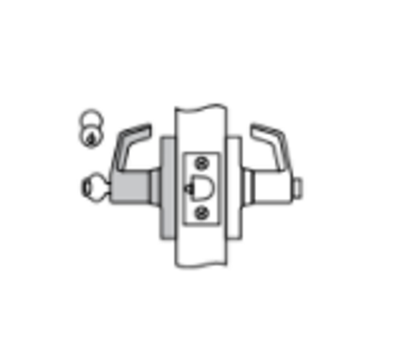 Corbin Russwin CL3161 AZD Grade 1 Entry Or Office Vandal Resistance Cylindrical Lever Lock