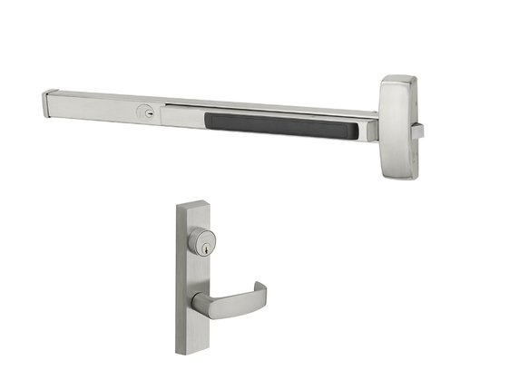 Sargent 16-8813E ETL 32" Cylinder Dogging Rim Exit Device w/ 713-8 ETL Classroom Lever Trim