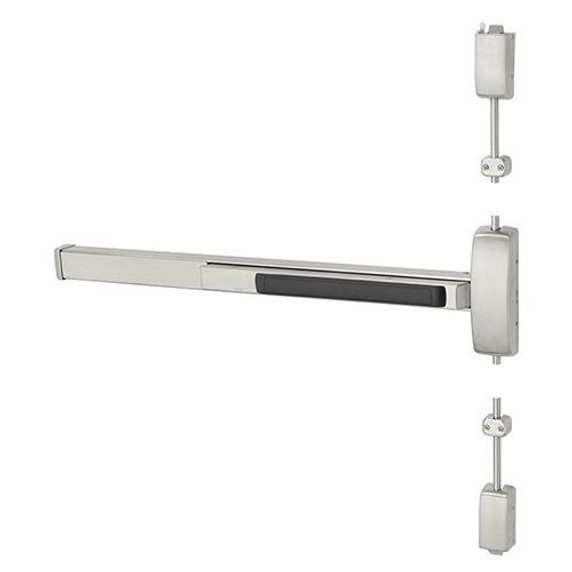 Sargent 12-8715 Fire Rated Surface Vertical Rod Exit Device, Passage - No trim