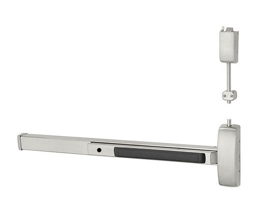 Sargent NB8710 Top Latch Surface Vertical Rod Exit Device, Exit Only