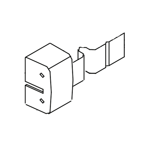 Adams Rite 41-0902-05-IP Metal End Cap Assembly