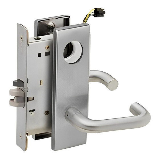 Schlage L9090EL 03N Electrified Mortise Lock, Fail Safe, No Cylinder Override