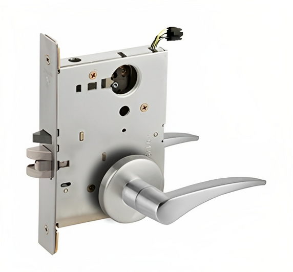 Schlage L9091EU 12B Electrified Mortise Lock, Fail Secure, No Cylinder Override