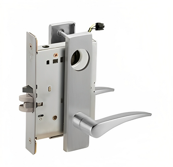 Schlage L9091EU 12L Electrified Mortise Lock, Fail Secure, No Cylinder Override