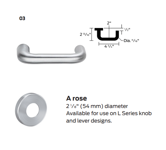 Schlage L9093EUJ 03A Electrified Mortise Lock, Fail Secure, w/ Cylinder Outside