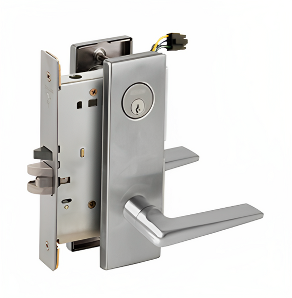 Schlage L9093EUP 05N Electrified Mortise Lock, Fail Secure, w/ Cylinder Outside