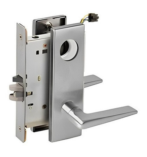 Schlage L9093ELL 05N Electrified Mortise Lock, Fail Safe, w/ Cylinder Outside