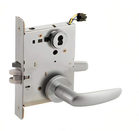 Schlage L9093EUJ 07A Electrified Mortise Lock, Fail Secure, w/ Cylinder Outside