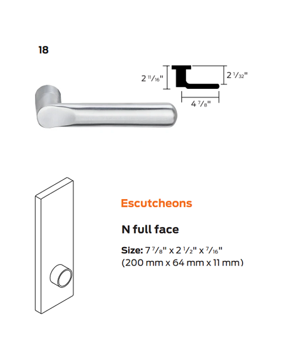 Schlage L9093EUB 18N Electrified Mortise Lock, Fail Secure, w/ Cylinder Outside