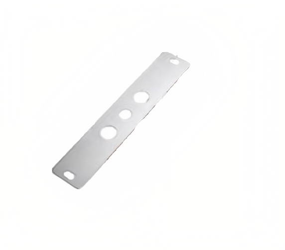 Hes 9000-116 630 9000 Series 1/16" Spacer Plate, Satin Stainless Steel
