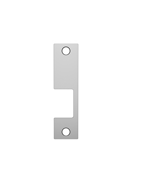 Hes KM Faceplate Only, 1006 Series, 4-7/8" x 1-1/4", Use with Mortise Locks, up to 3/4" Throw