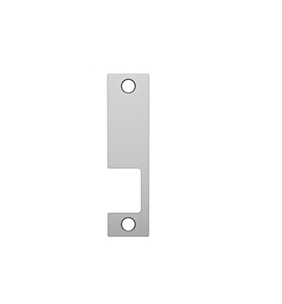 Hes KD Faceplate Only, 1006 Series, 4-7/8" x 1-1/4", Use with Mortise Locks, up to 3/4" Throw