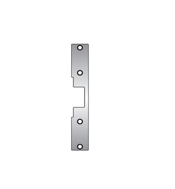 Hes J-2 Faceplate Only, 1006 Series, 9" x 1-3/8", Use with Cylindrical Locks, up to 3/4" Throw