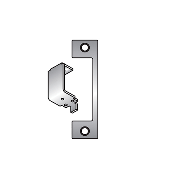 Hes HM Faceplate Only, 1006 Series, 4-7/8" x 1-1/4", Use with Mortise Locks with 1" Deadbolt