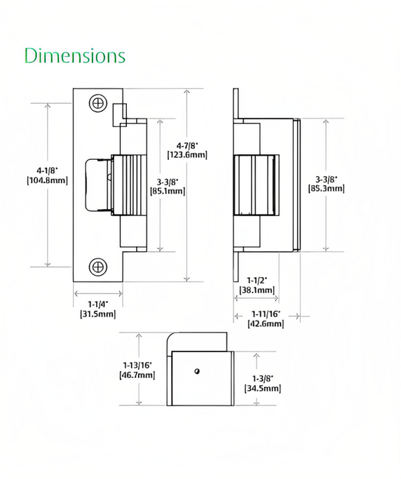 HES 7501 Electric Strike for Fire Rated Applications with Pre-load Conditions