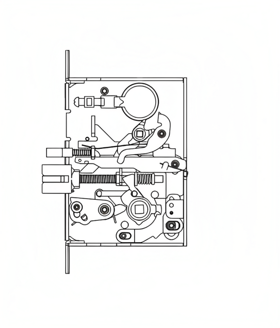 Schlage L283-039 Mortise Lock Case, L9076 and L9077