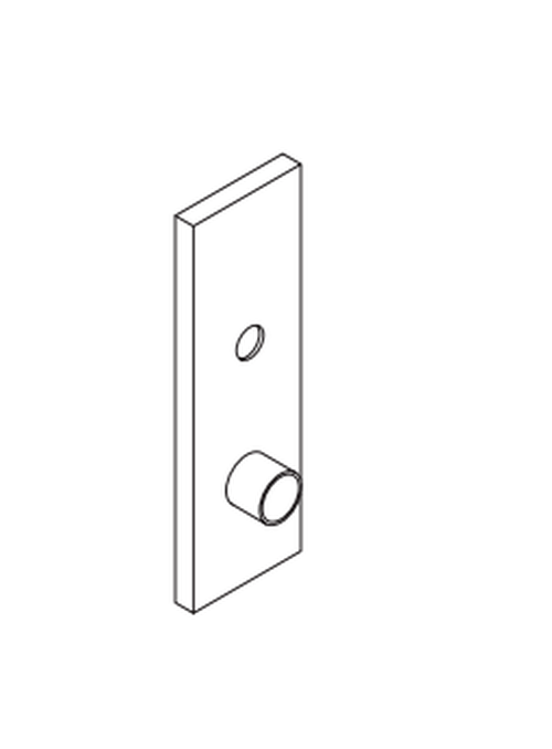 Schlage 09-551 07N Outside Lever and Emergency Turn Escutcheon Assembly, 07 Lever, N Escutcheon