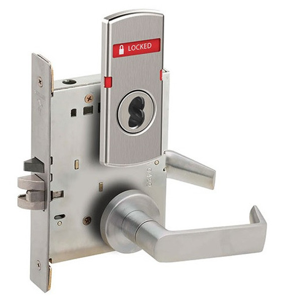 Schlage L9050J 06A L283-721 Entrance/Office Mortise Lock w/ Exterior Locked/Unlocked Indicator