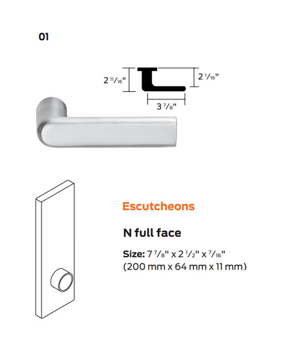 Schlage L9070J 01N Classroom Mortise Lock, Accepts Large Format IC Core (LFIC)