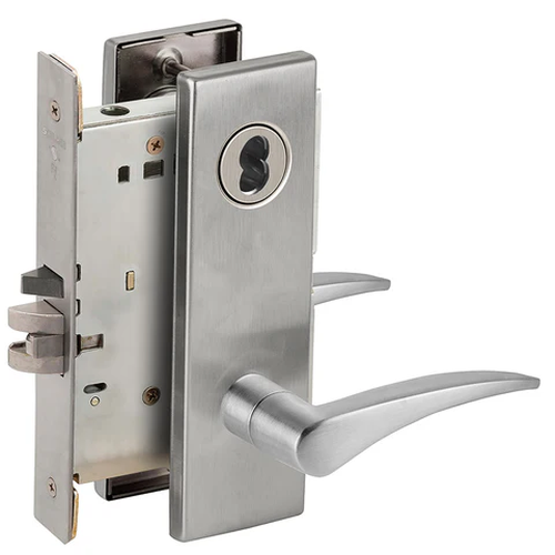 Schlage L9070B 12N Classroom Mortise Lock, Accepts Small Format IC Core (SFIC)